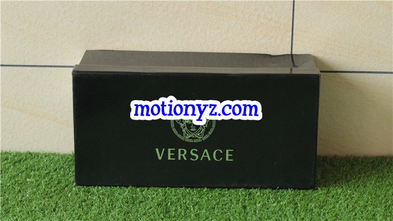 Brand Versace Black Slide